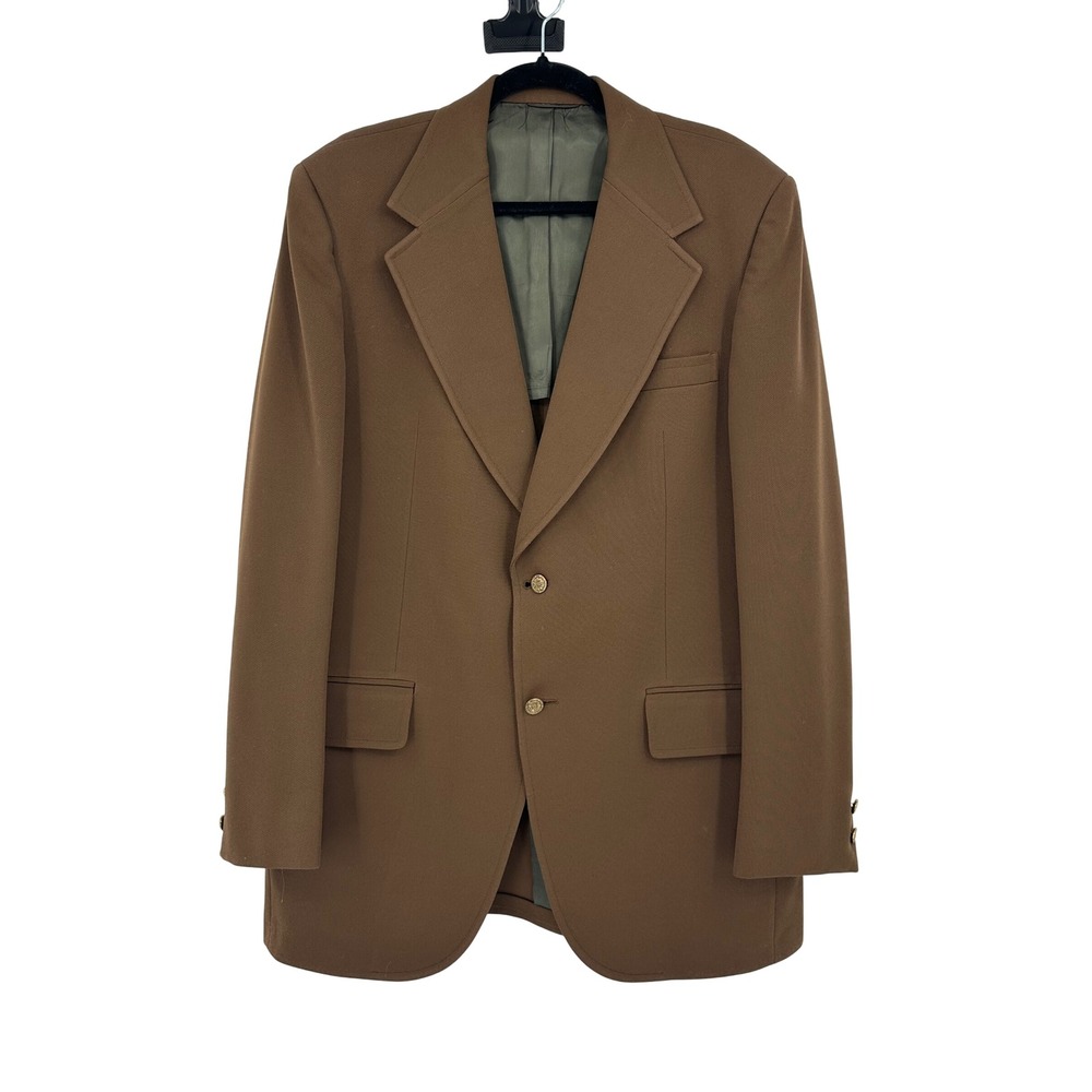 Vintage Pendleton Woolen Mills Brown Wool Blazer Sport Coat Palmer House Chicago